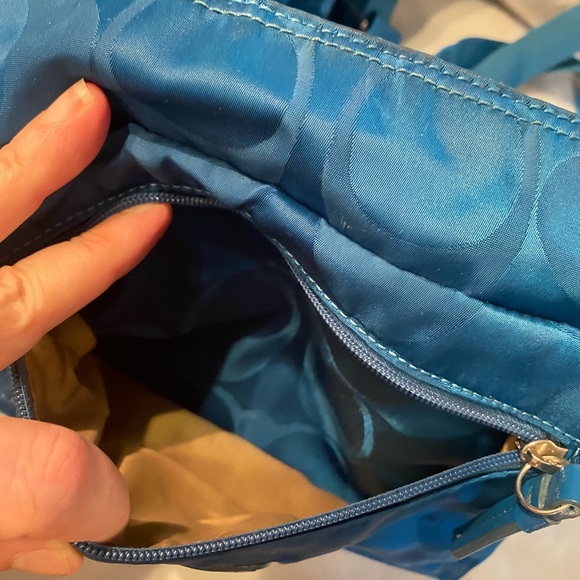 Coach foldable backpack and crossbody. VGUC - Picture 5 of 13